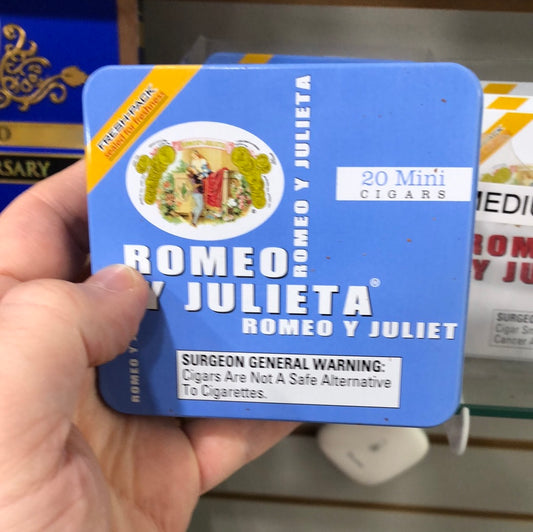Romeo y Julieta - Miniature Blue Tin