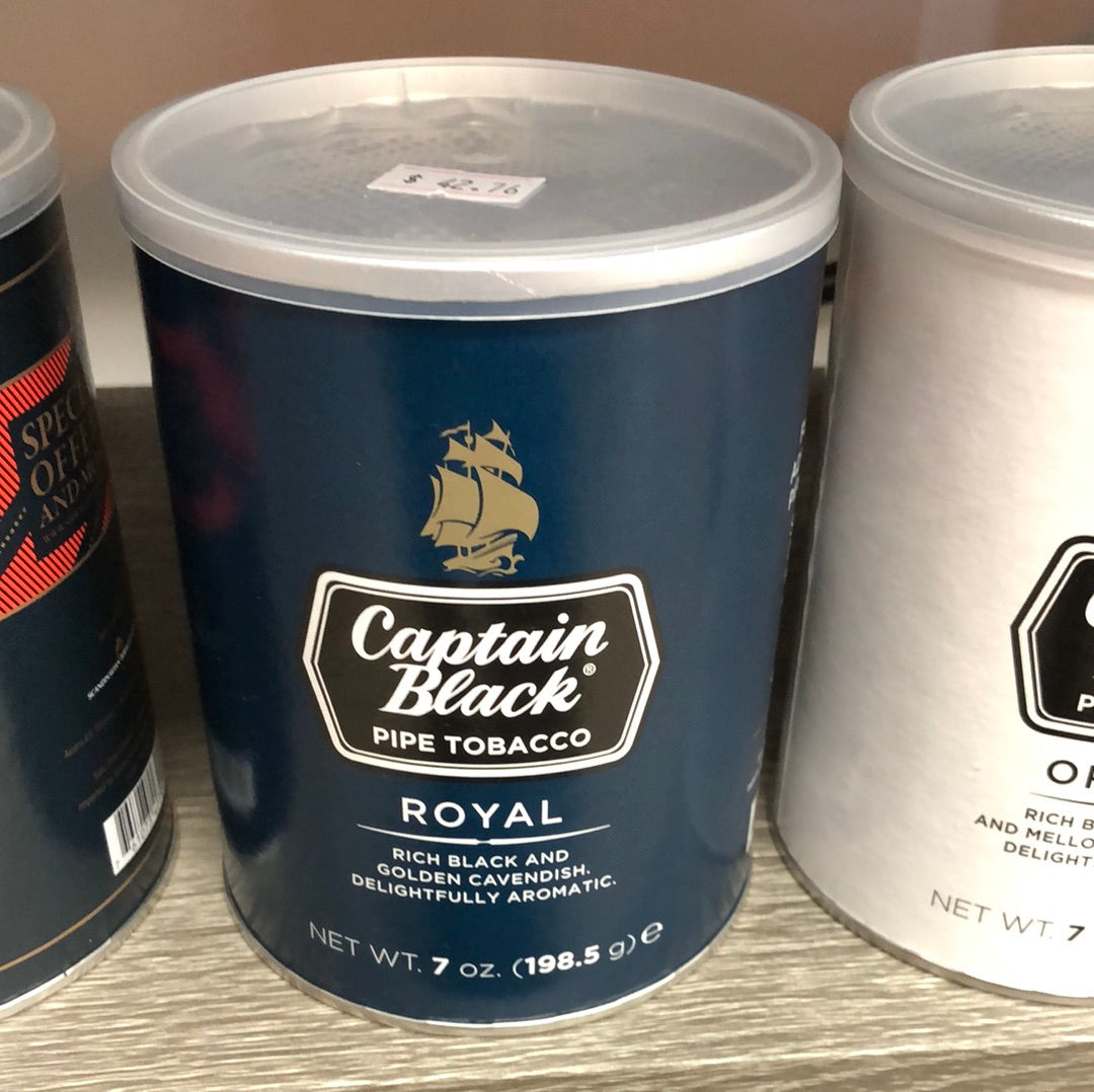 Pipe Tobacco - Captain Black Royal 7oz Can