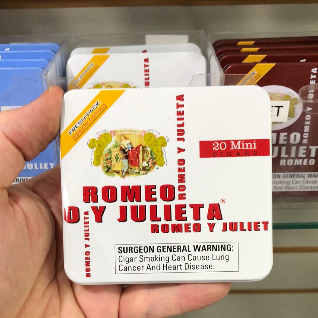 Romeo y Julieta - Miniature White Tin