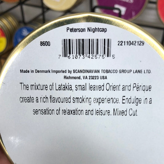 Pipe Tobacco - Peterson Nightcap