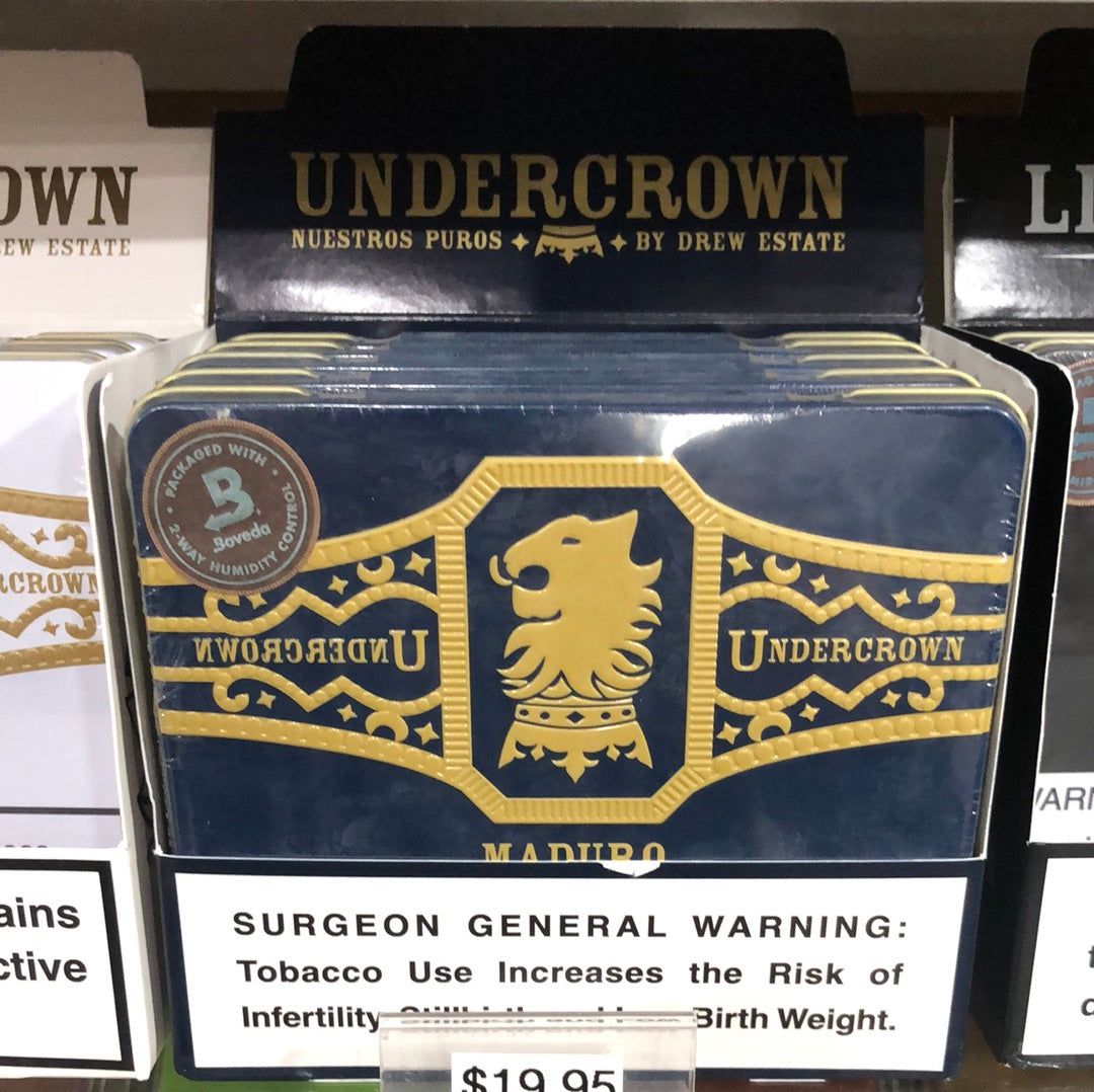 DE Undercrown Coronets - Maduro 4x32 Tin